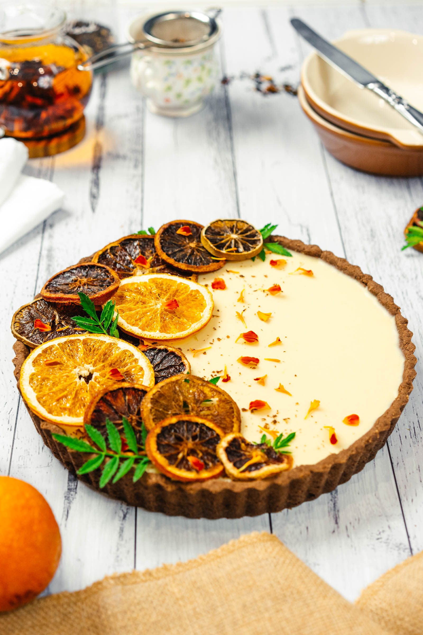Chocolate Orange Tart